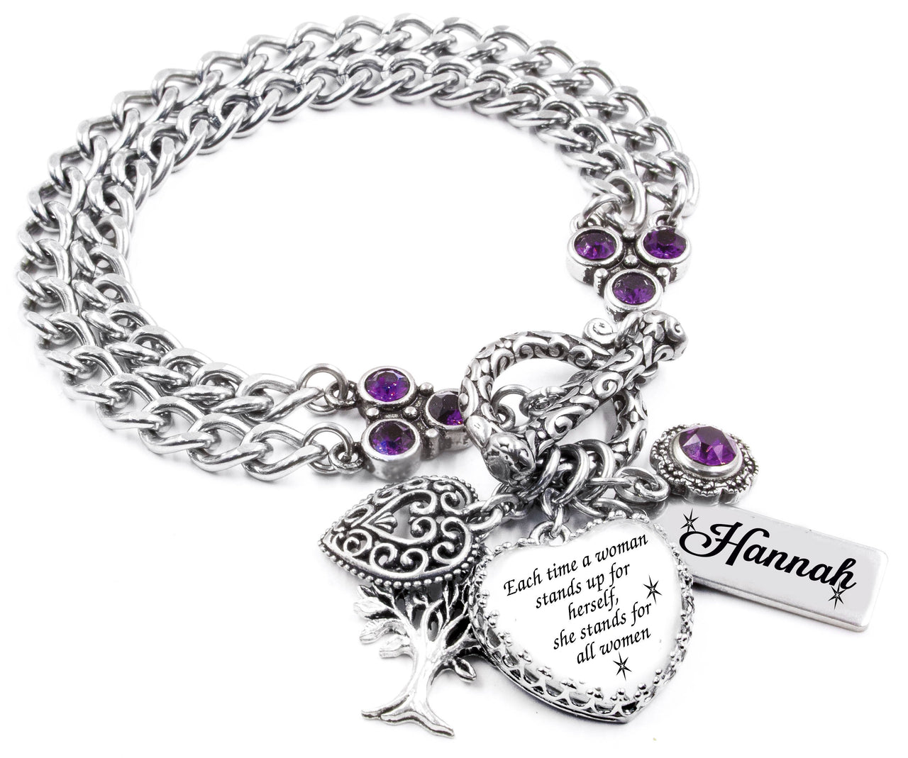 women quote bracelet empowering