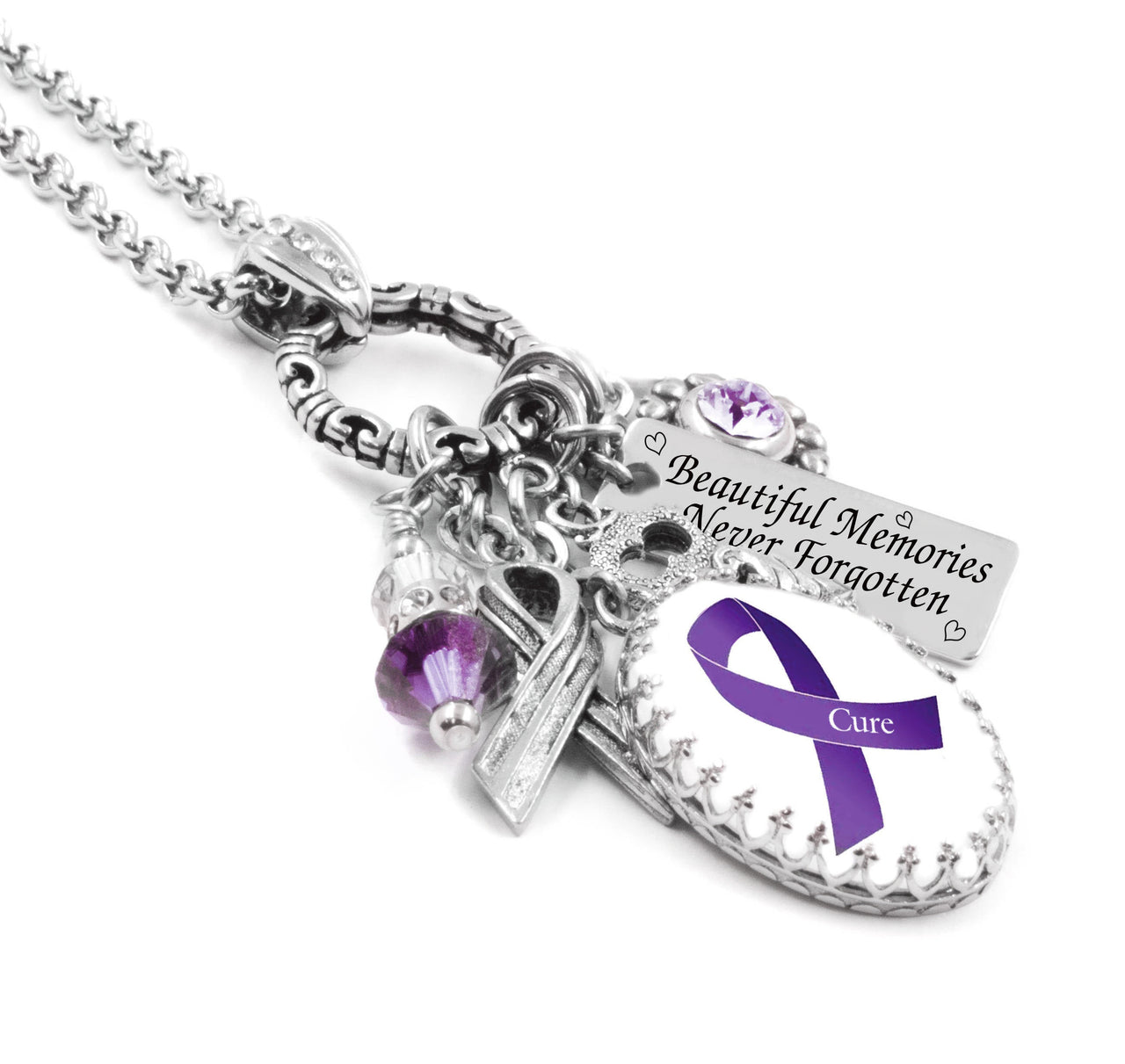 Alzheimer's Awareness Necklace