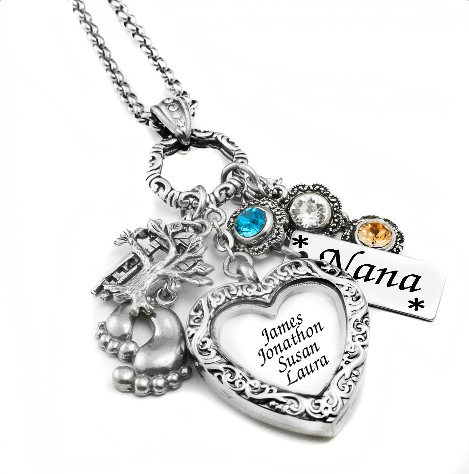 nana heart locket