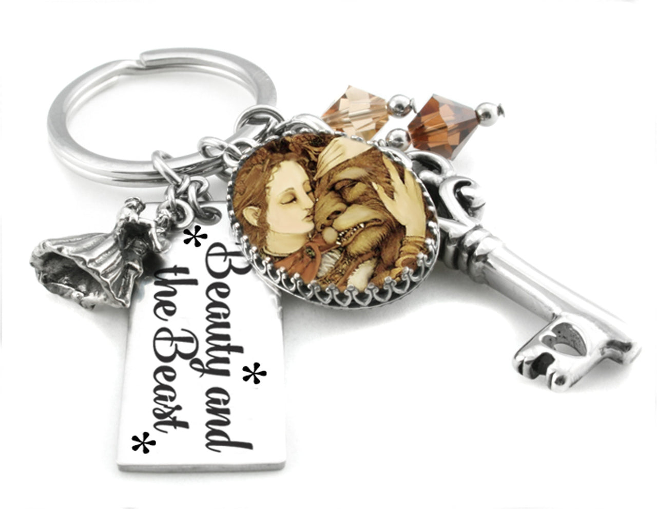 Handmade personalized key chains created in 316L stainless steel