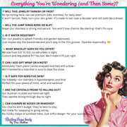a poster with a woman's face and the words everything you're wondering