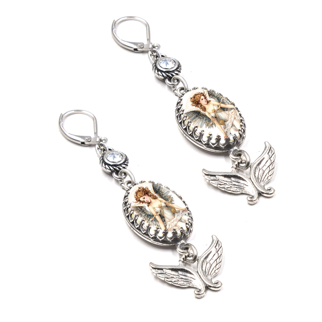 Angel Charm Earrings