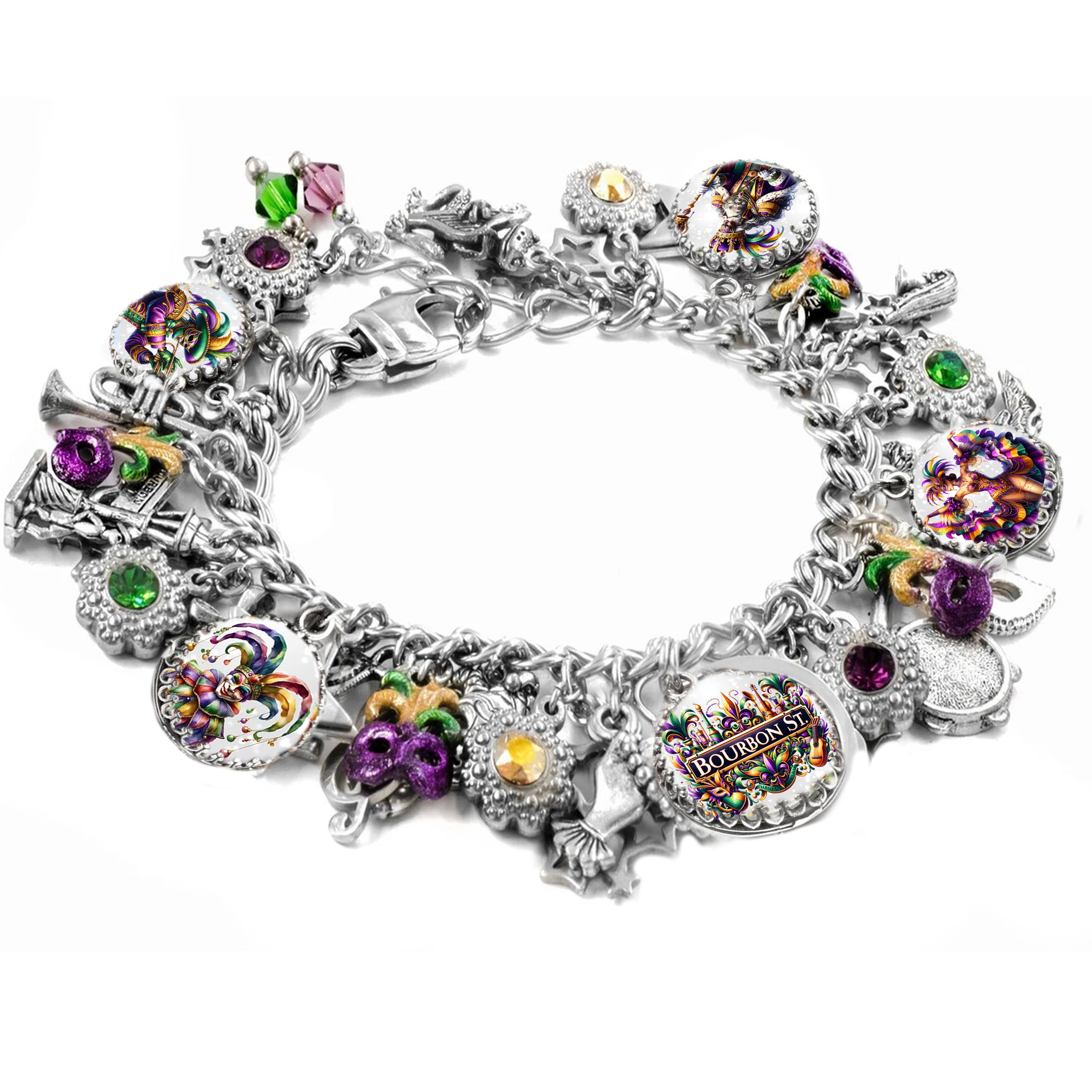 黒夢xMadコラボ　ウォレットチェーン　清春　sads mardi gras Mardi Gras Bracelet, Bourbon Street, King of Carnival