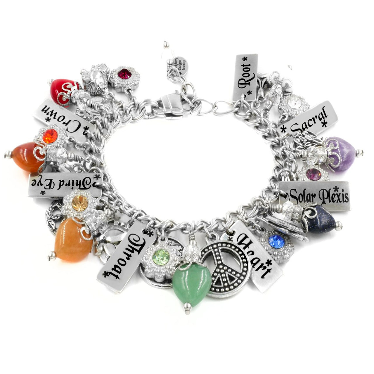 Chakra Gemstone Bracelet Spiritual Yoga Gift for Women