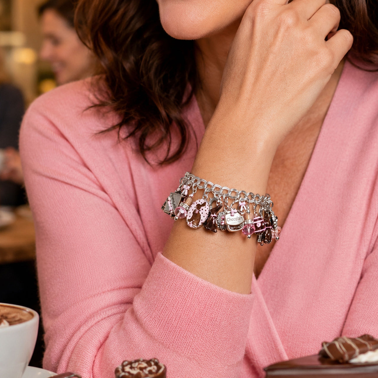 Chocolate Bunny Bracelet –  Easter Rabbit Jewelry with Engraved Quotes