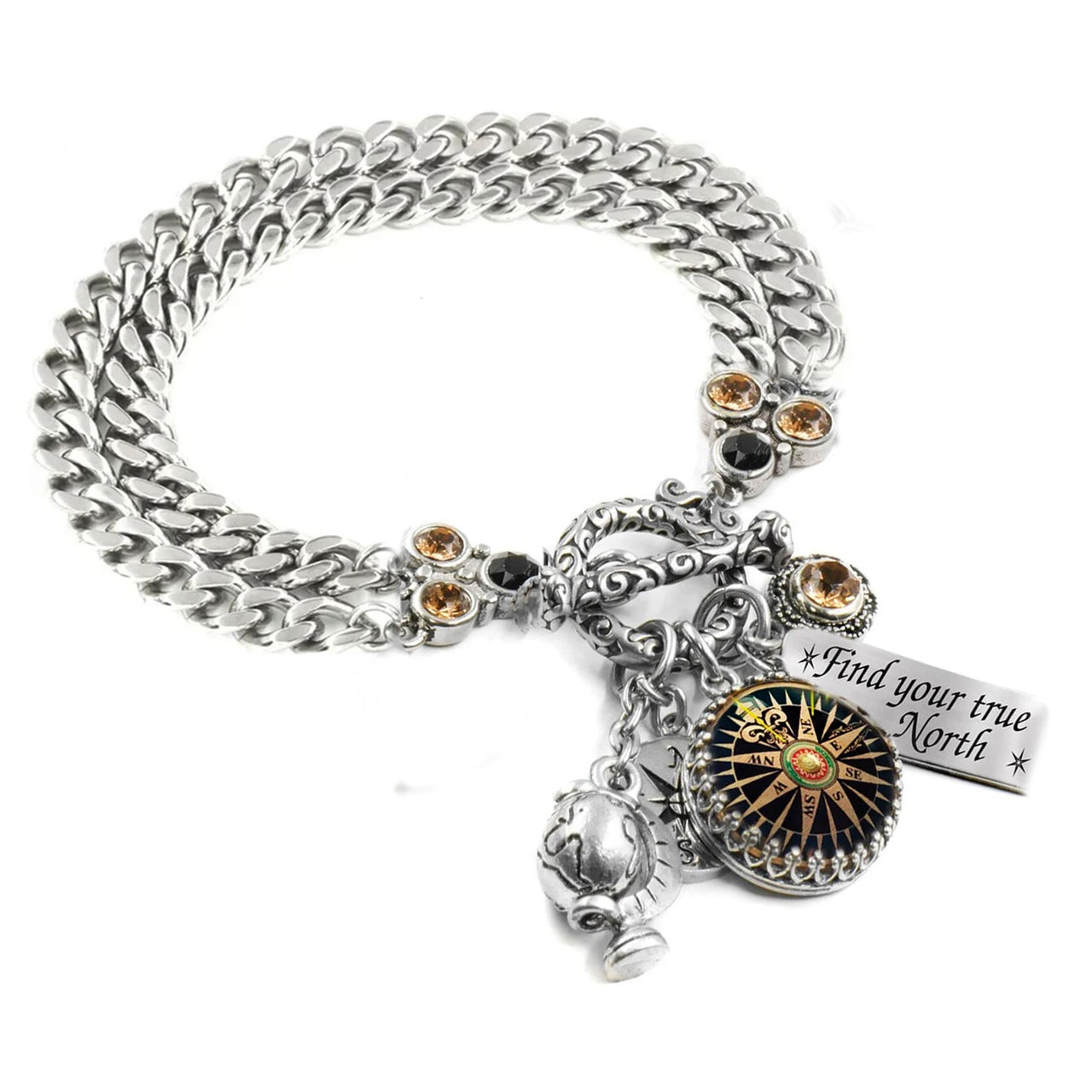 Nautical Charm Bracelet, True North