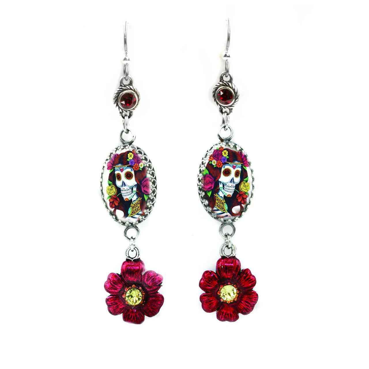 Sugar Skull Earrings, Day of the Dead Celebration Gift