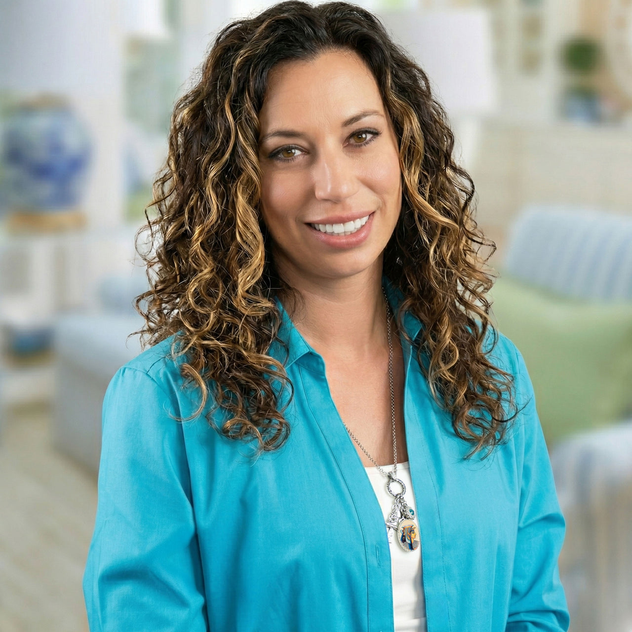 Egyptian Cleopatra Necklace – Ankh Evil Eye Turquoise Crystal