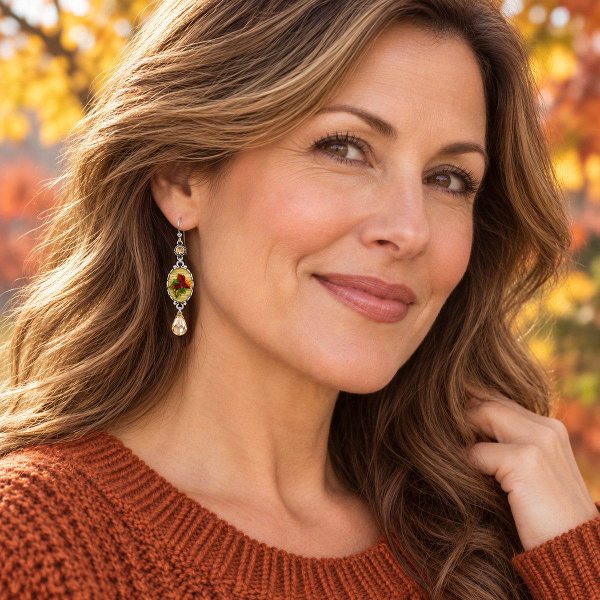 Maple Leaves Autumn Earrings
