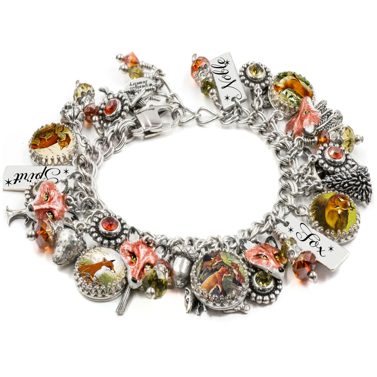 Wildlife Fox charm bracelet