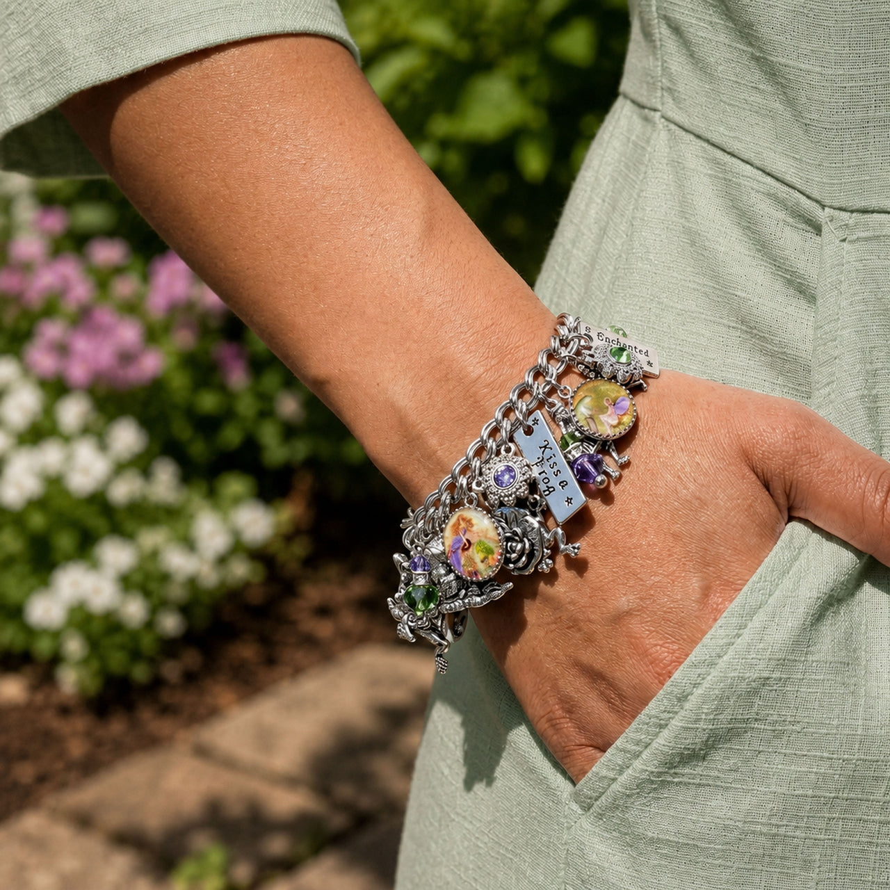 Princess and the Frog Bracelet Handcrafted in Non Tarnish Stainless