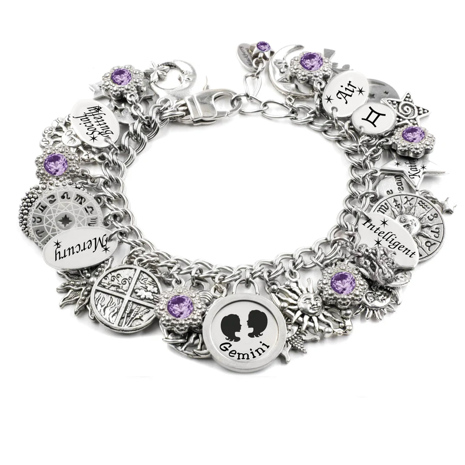gemini zodiac bracelet