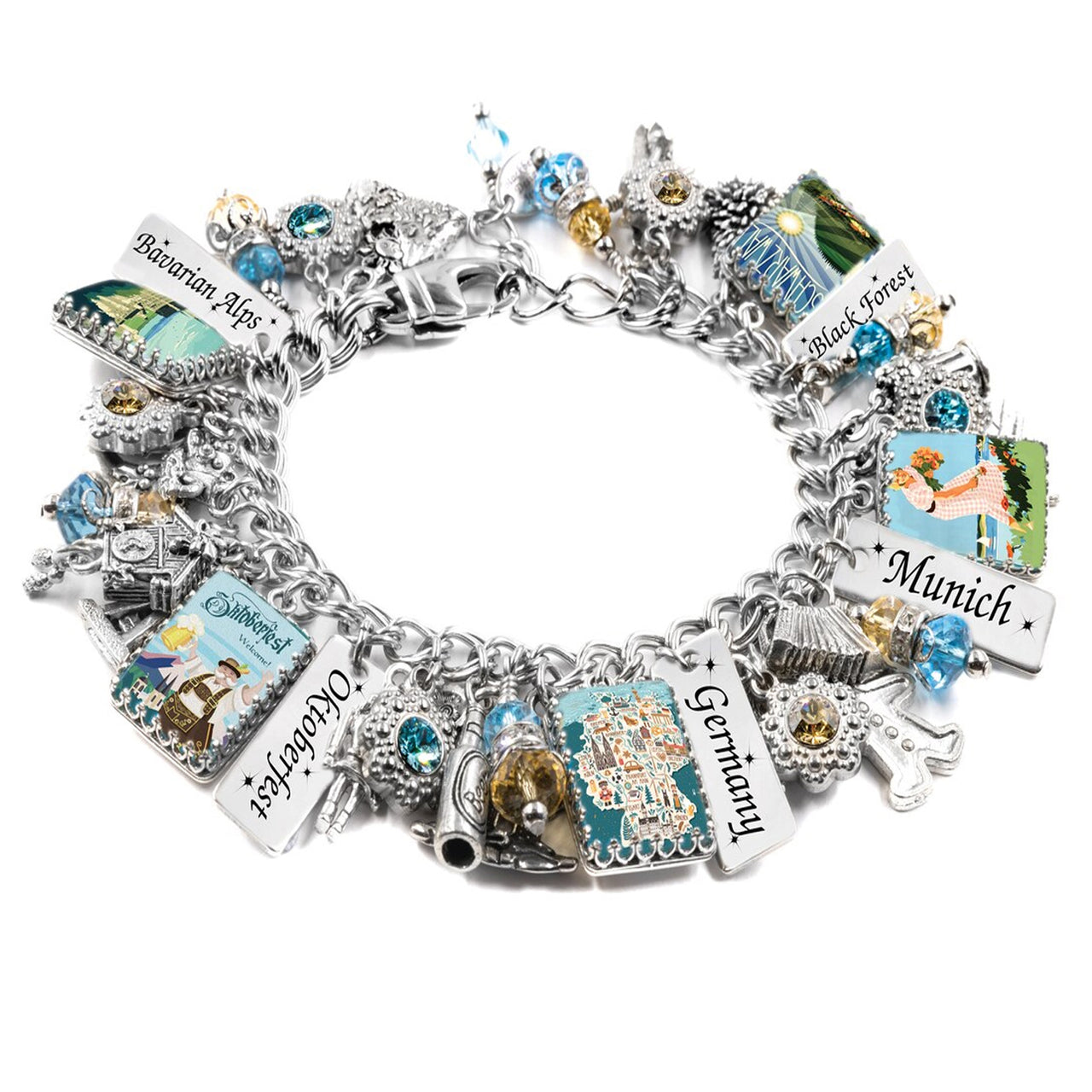 Germany Travel Charm Bracelet – Handcrafted Travel Jewelry