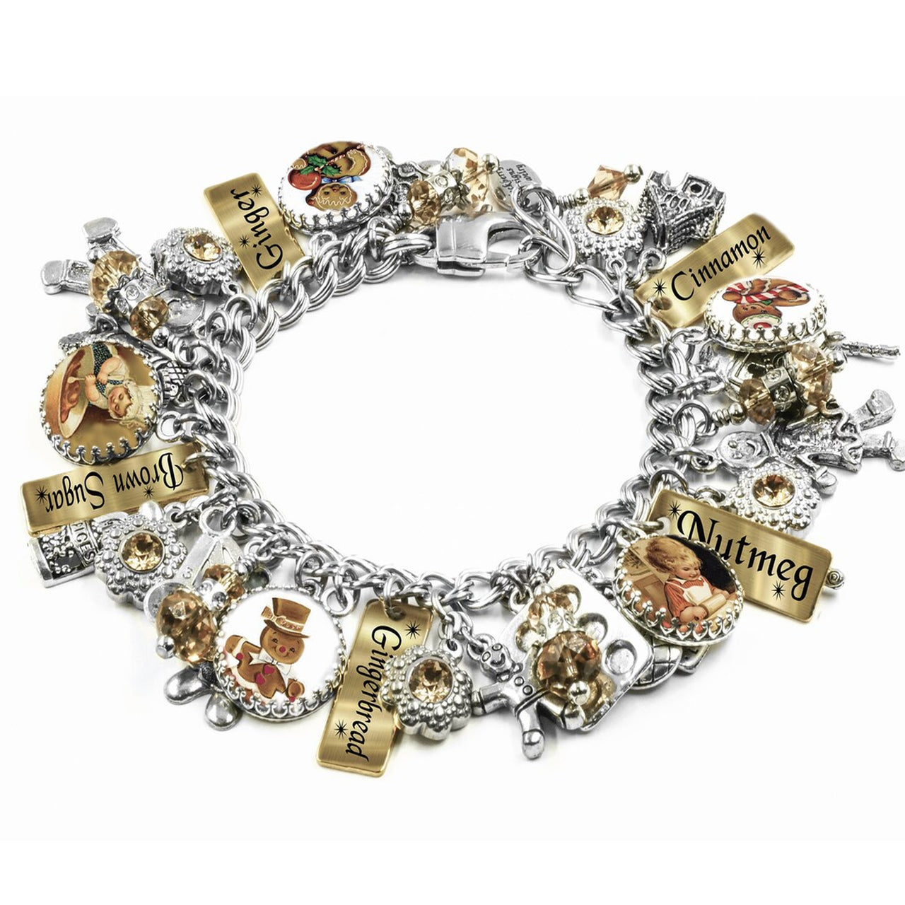Gingerbread Man Bracelet