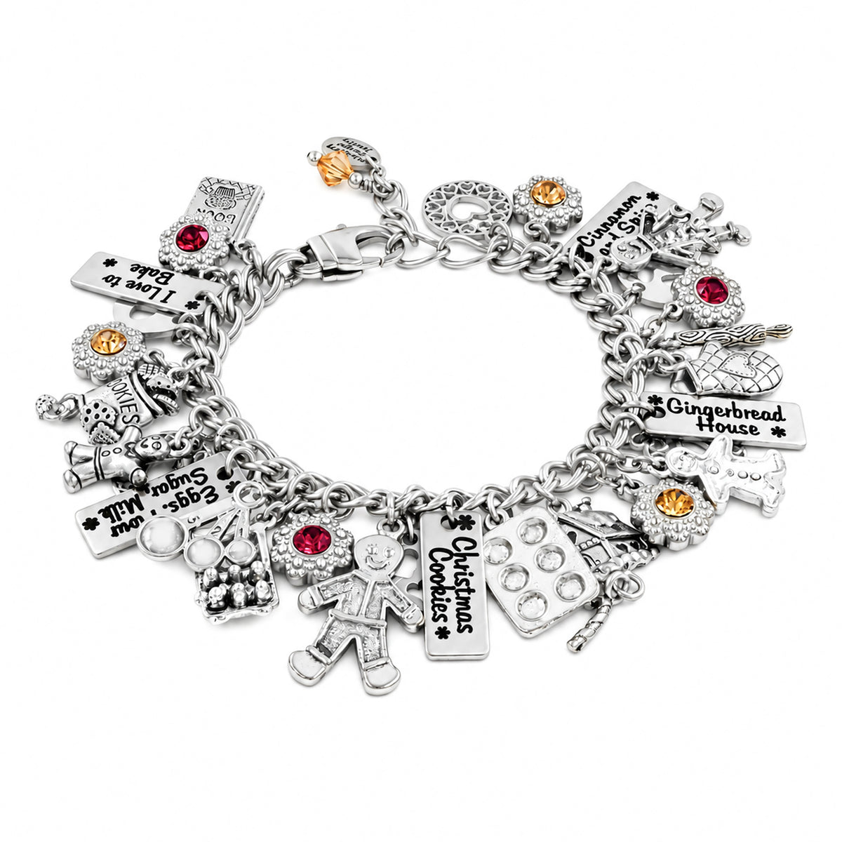 Christmas Cookies Charm Bracelet