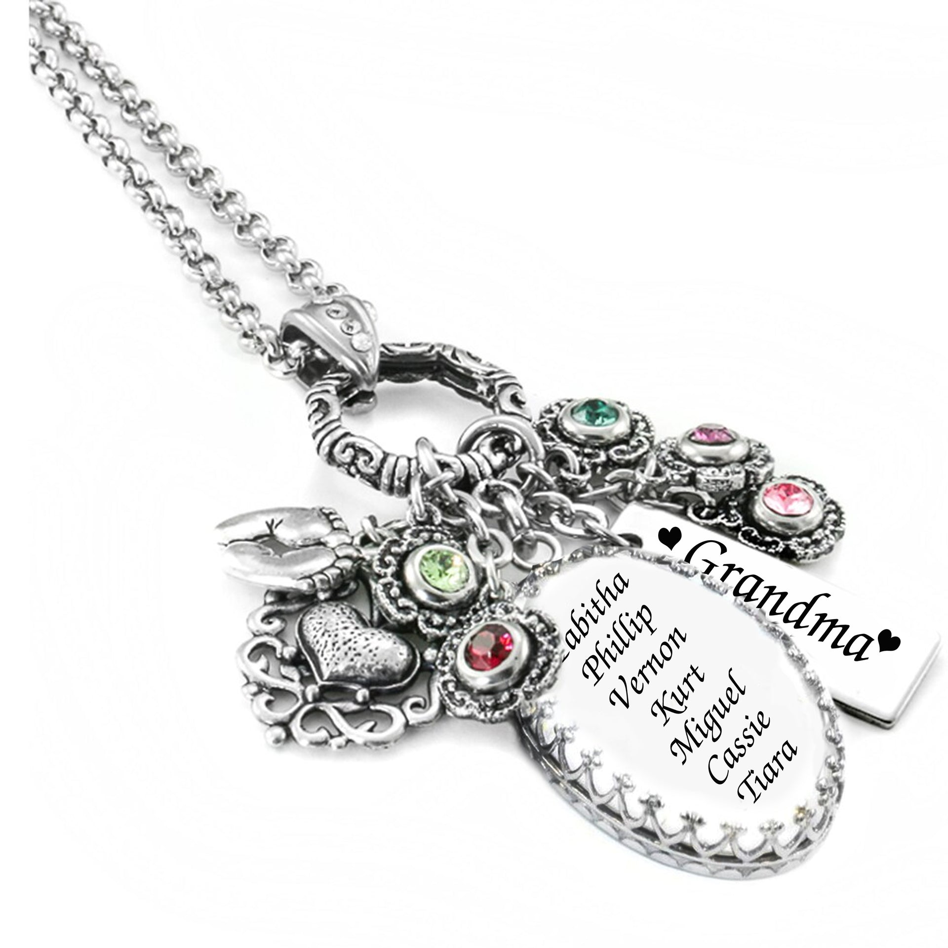 personalized necklace for grandma