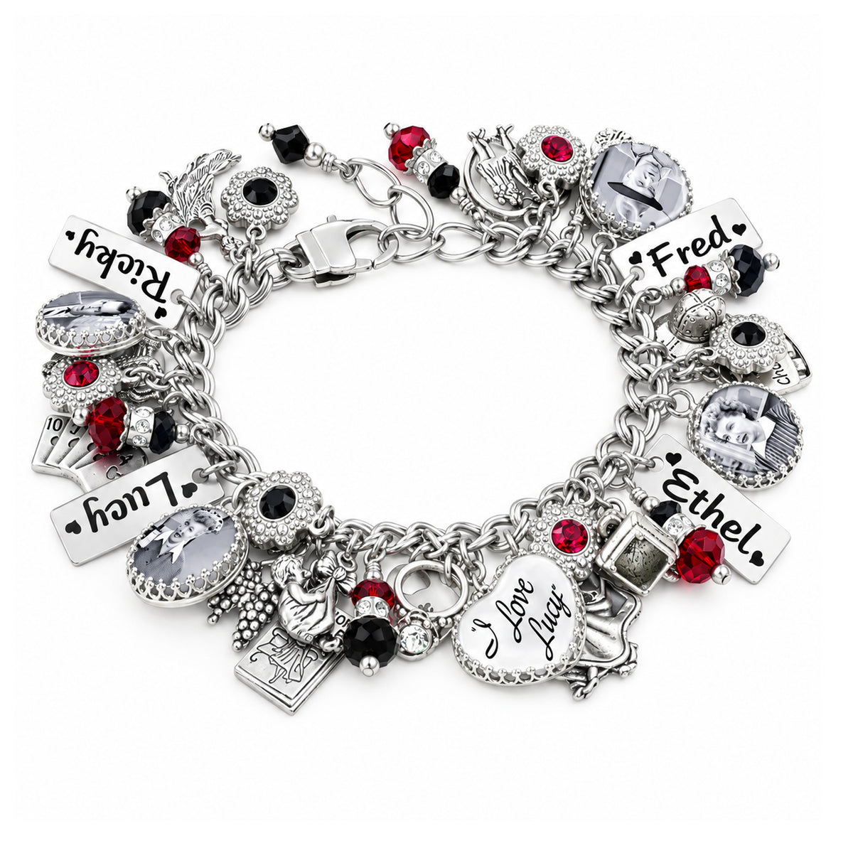 Custom Theme Charm Bracelet – Favorite Movie, Band, TV Show, One of a Kind Jewelry