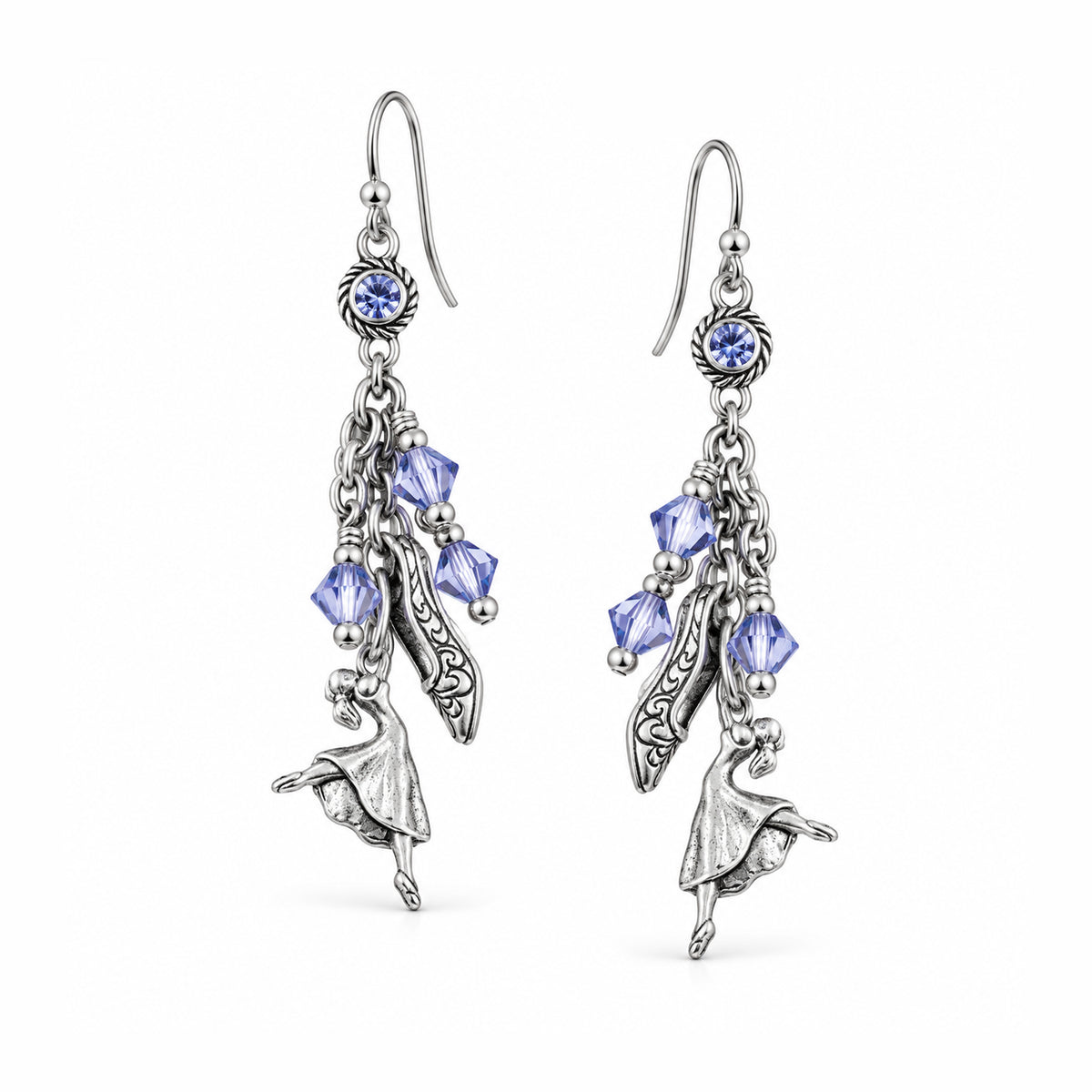 12 Days of Christmas Earrings, 9th Day, Ladies Dancing