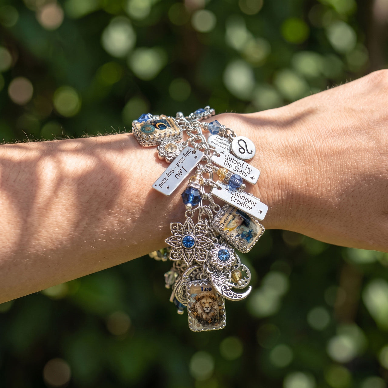 Leo Zodiac Charm Bracelet – Constellation Jewelry