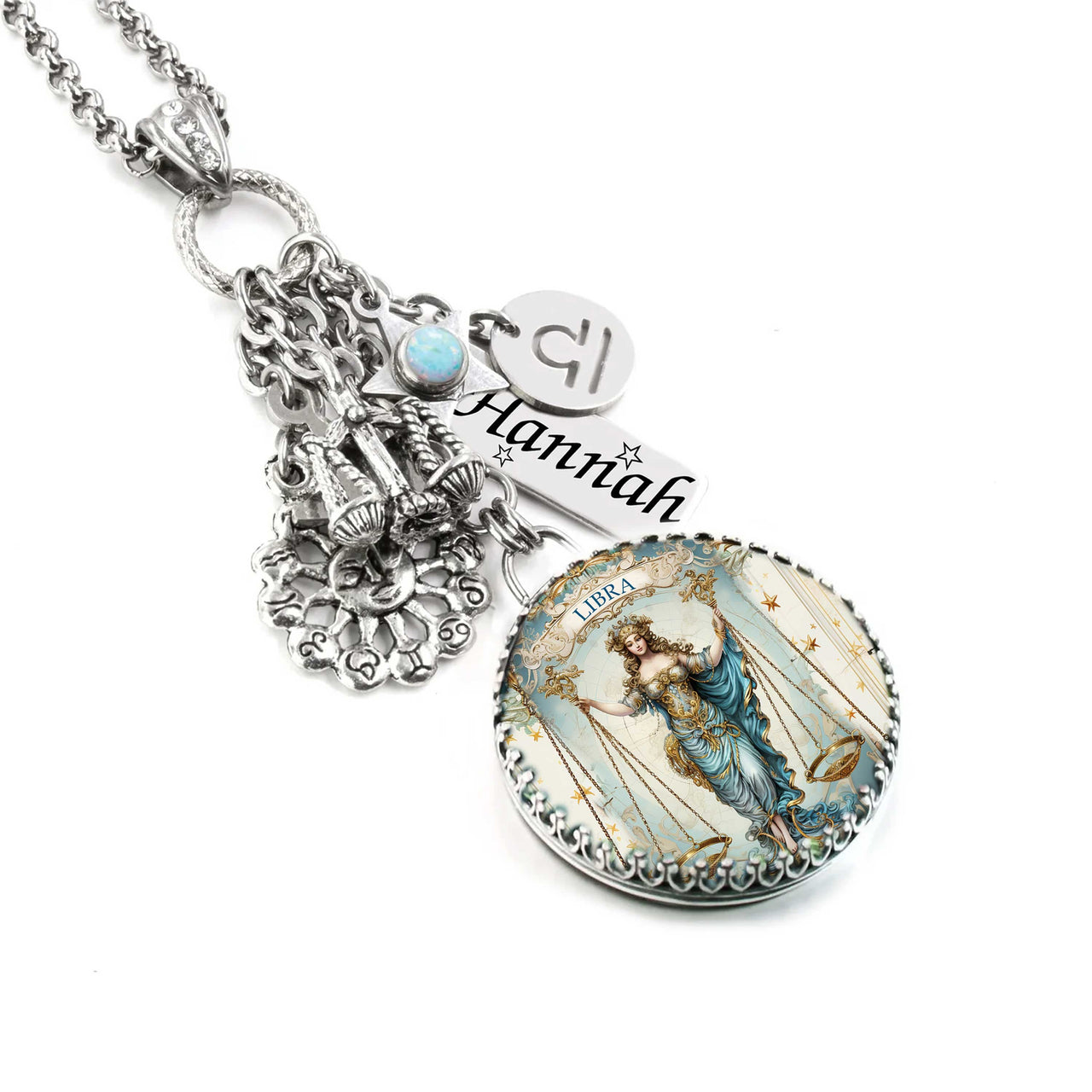 libra horoscope pendant