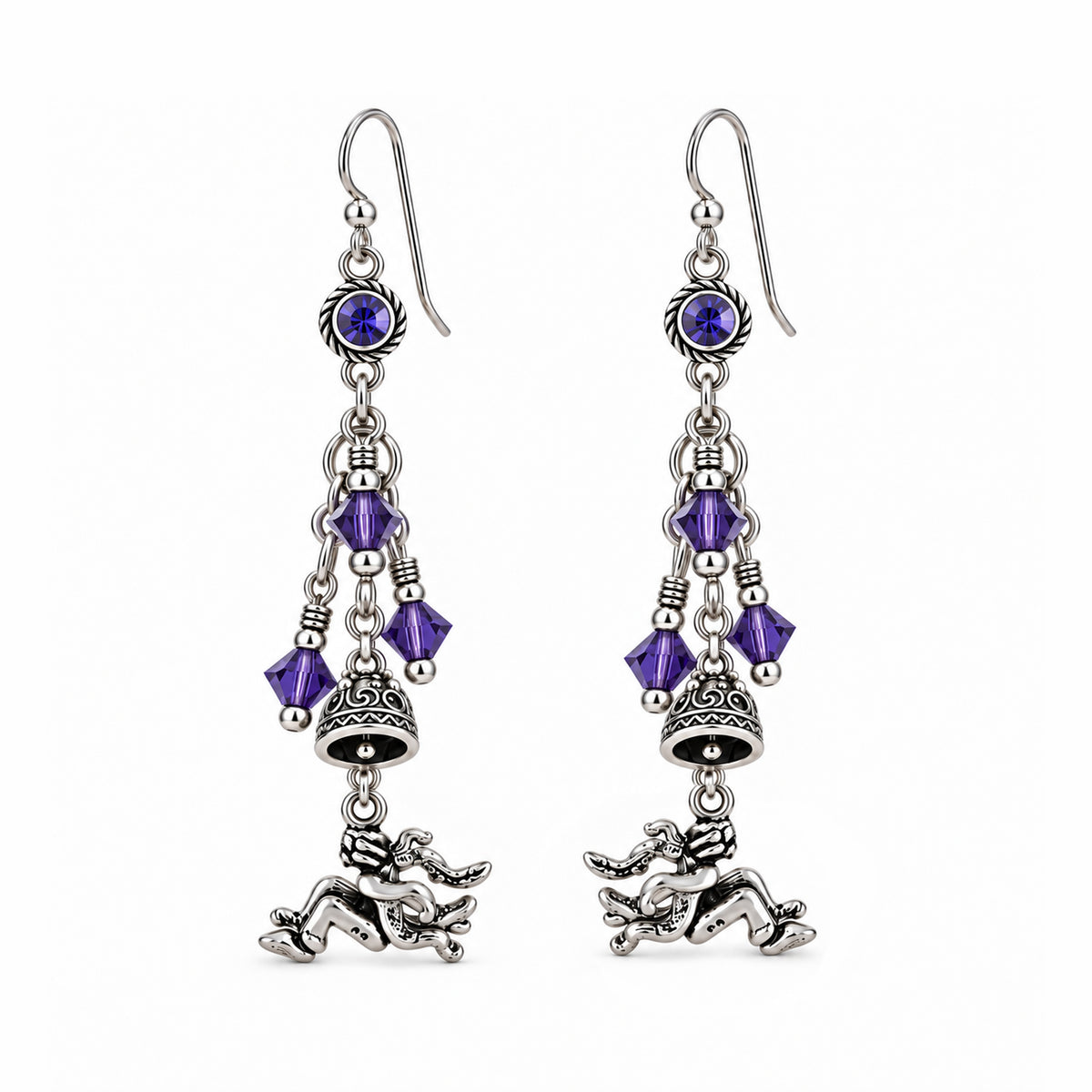 Christmas Earrings, 10th Day, Lords a Leaping, 12 Days of Christmas