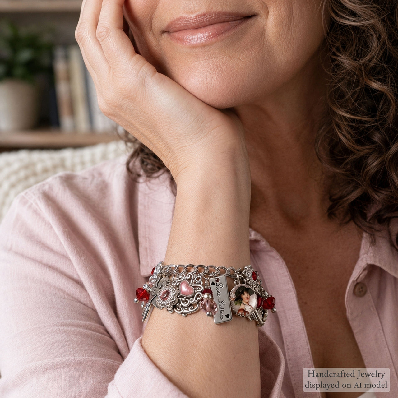 Love Letter, Valentine Charm Bracelet