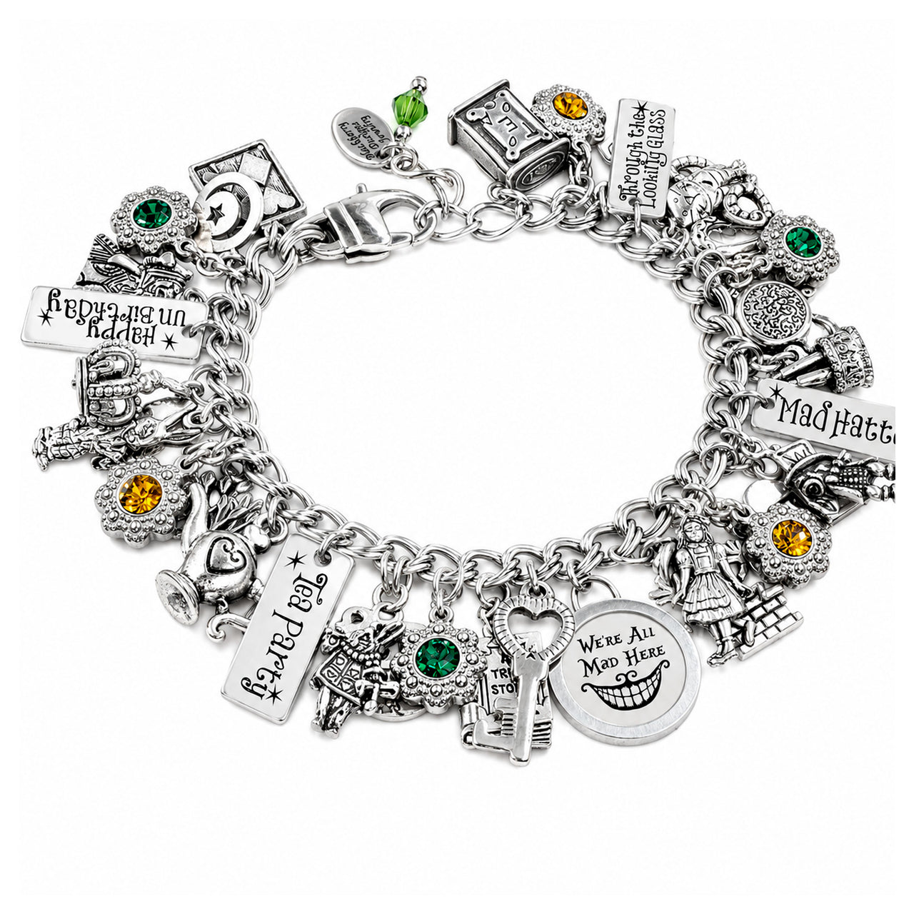 Mad Hatter Charm Bracelet
