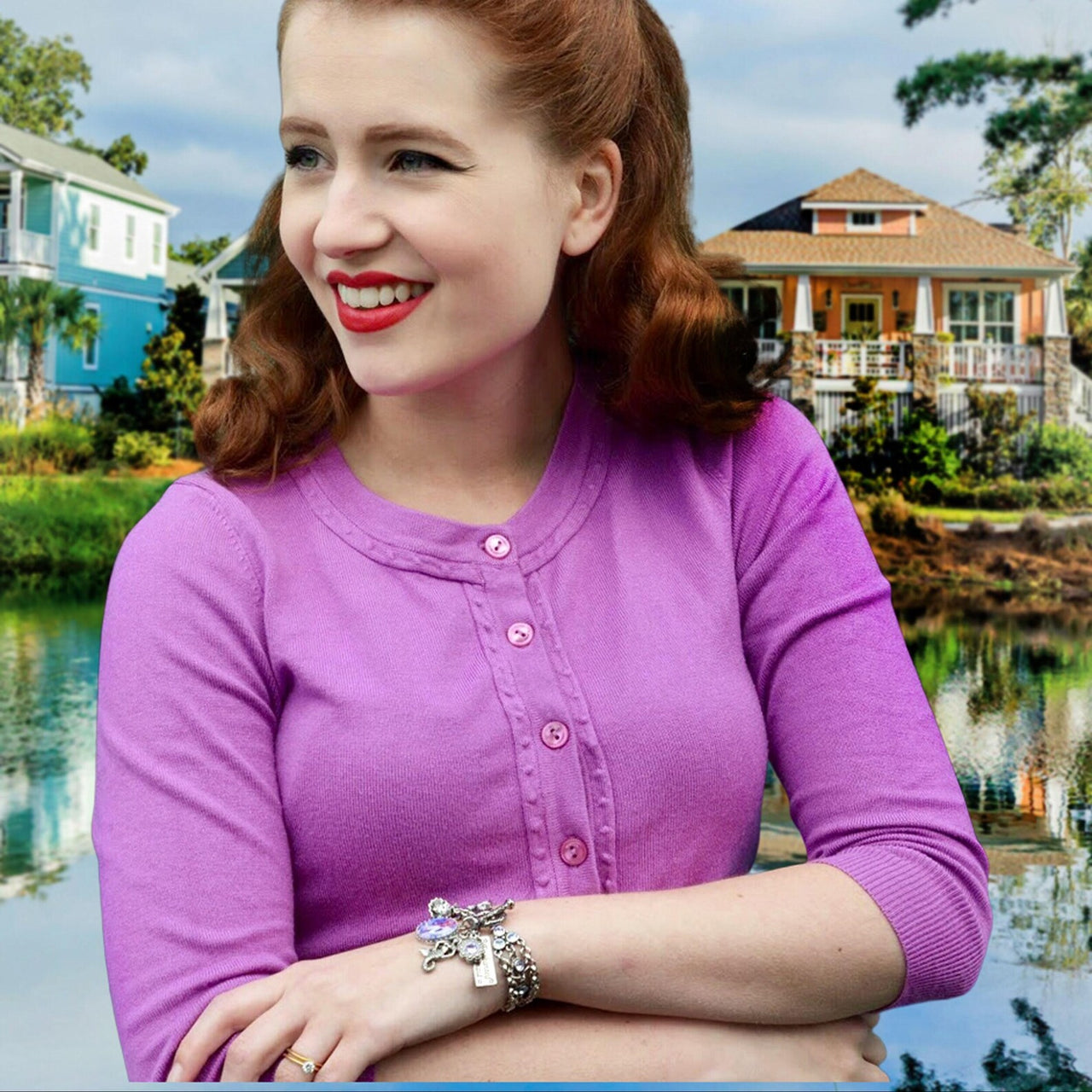 Crystal Mermaid Charm Bracelet