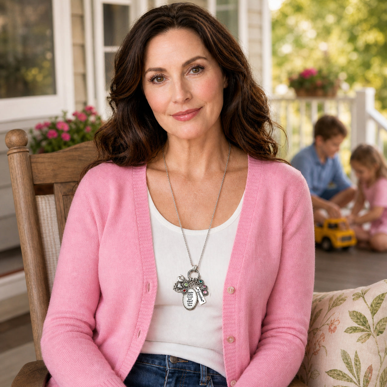 Personalized Mother's Necklace for Mom or Grandma