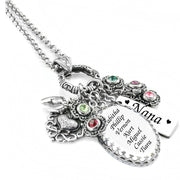 mothers birthstone necklace