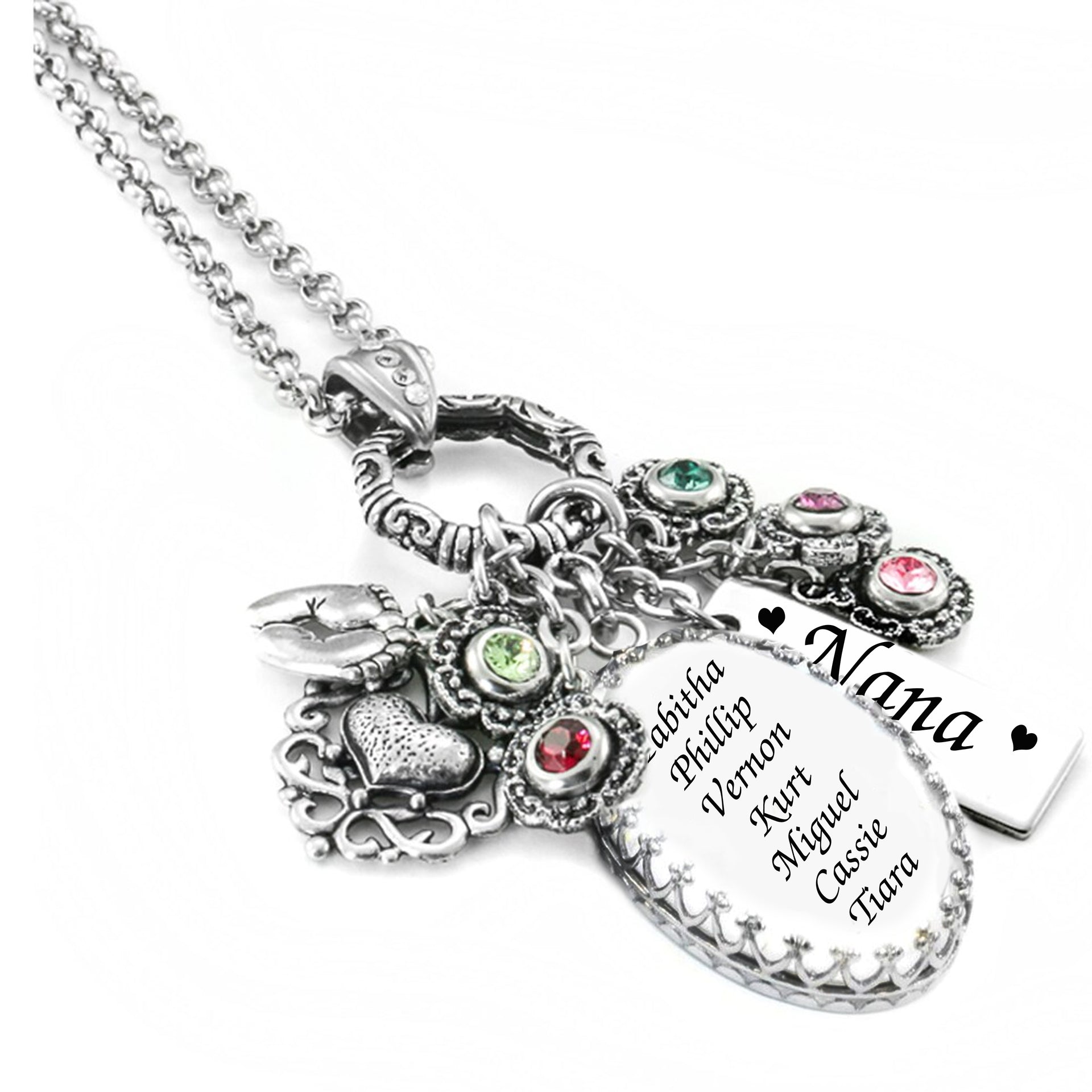 mothers birthstone necklace