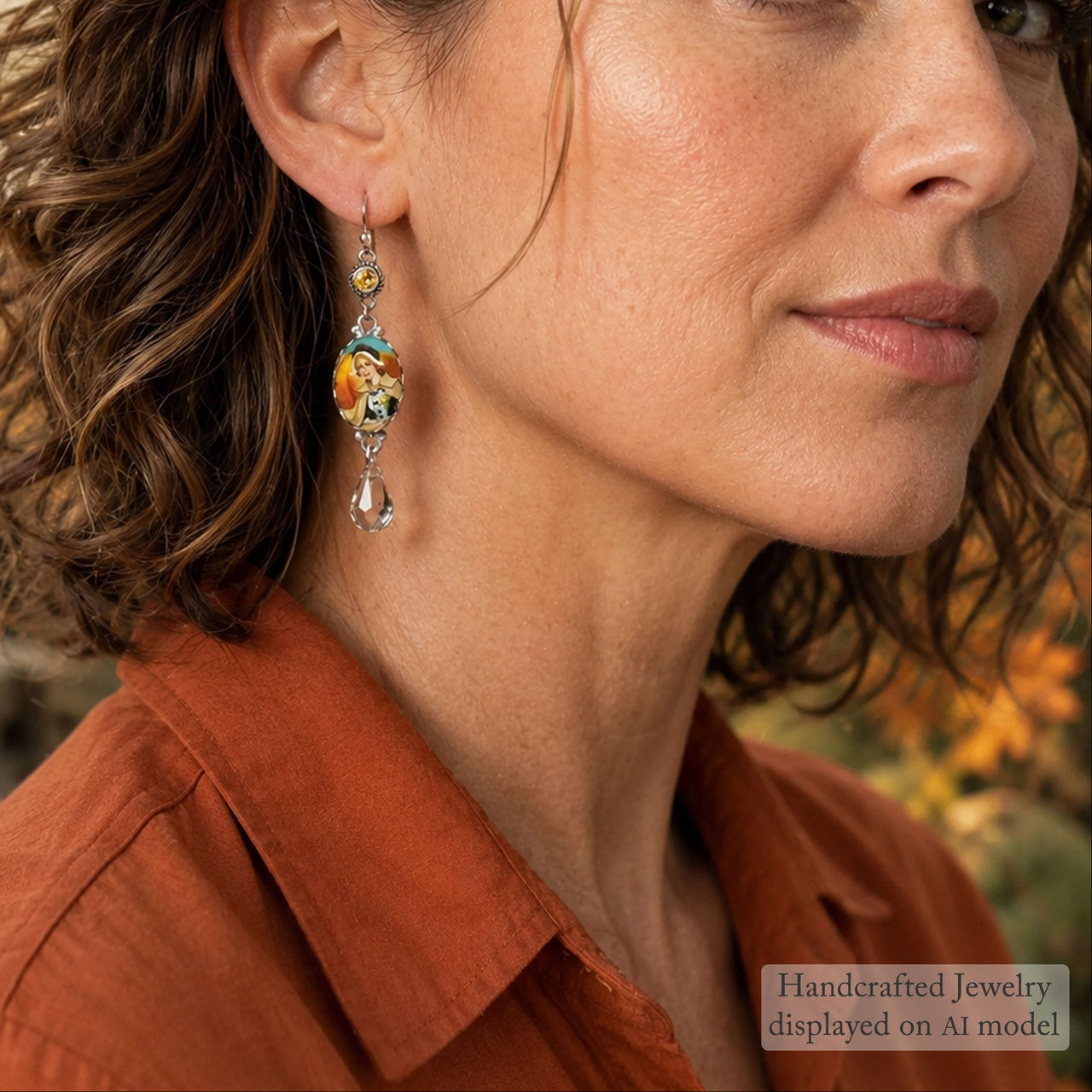 Pilgrim Earrings for Thanksgiving