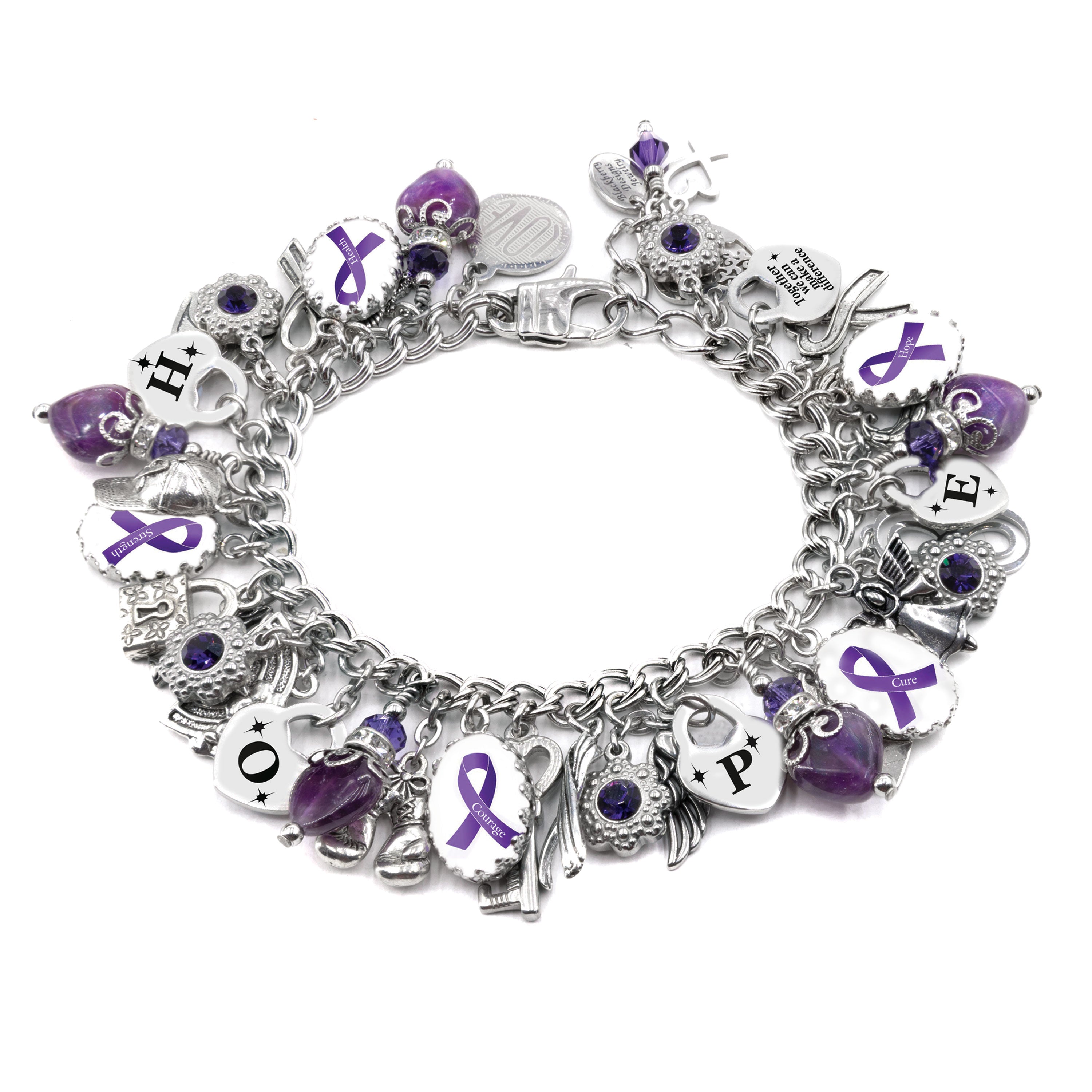 Alzheimer's Awareness Adjustable Ring | The Animal Rescue Site
