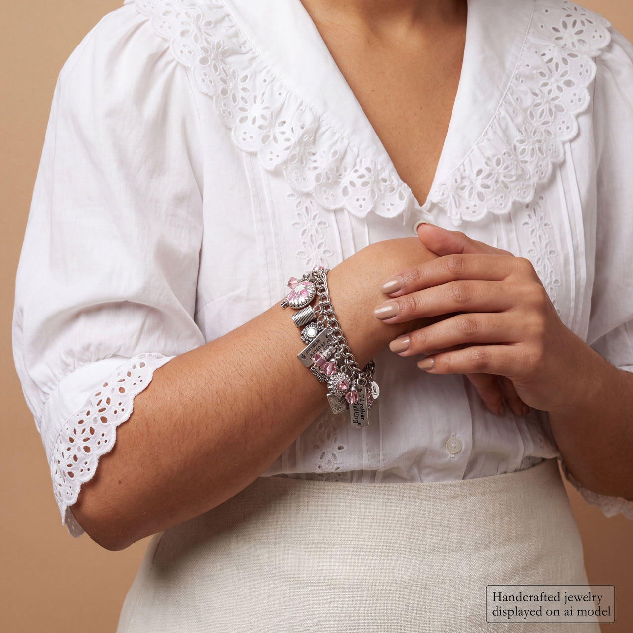Quilt Charm Bracelet