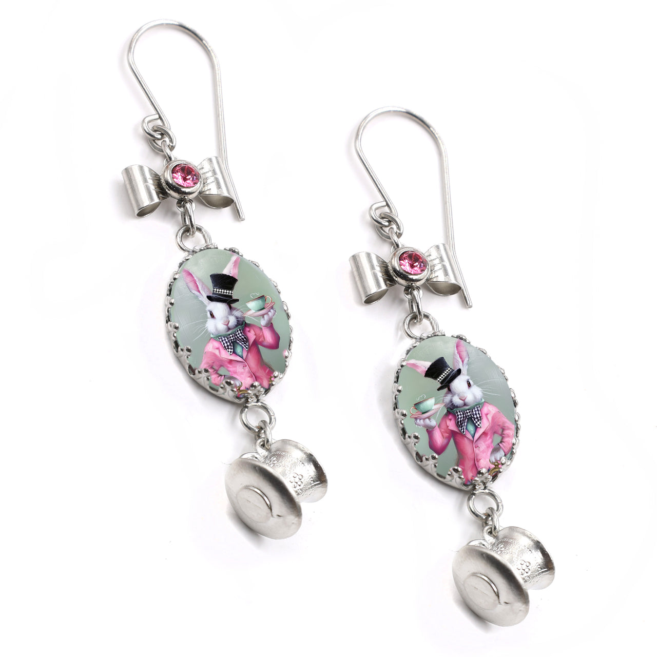 Tea Party Bunny Earrings