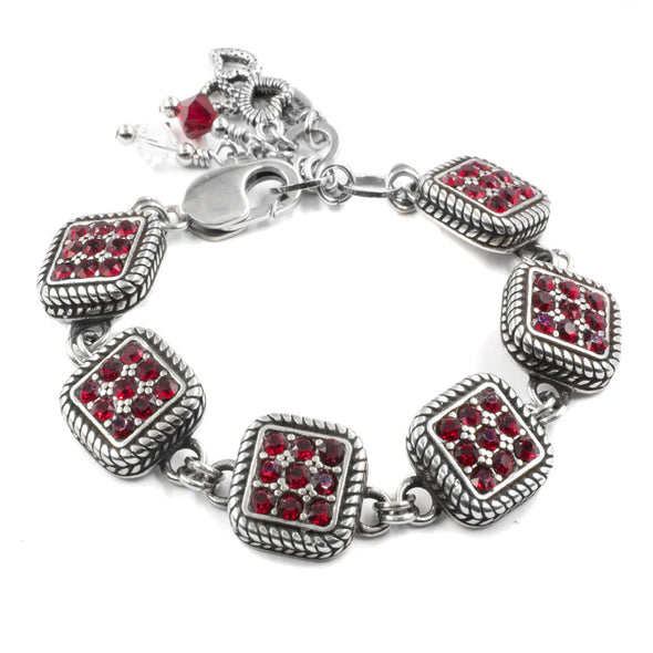 Custom Monogram Charm Bracelet – Blackberry Designs Jewelry