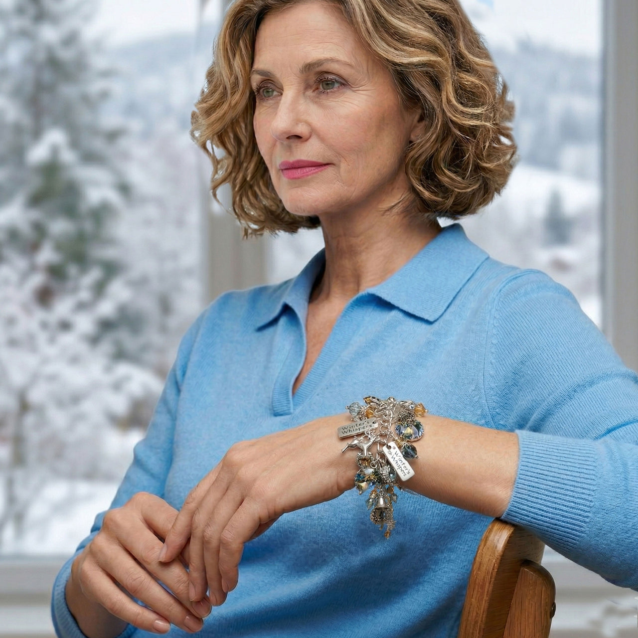 Enchanted Reindeer Bracelet - Christmas Charm Bracelet for Magical Women