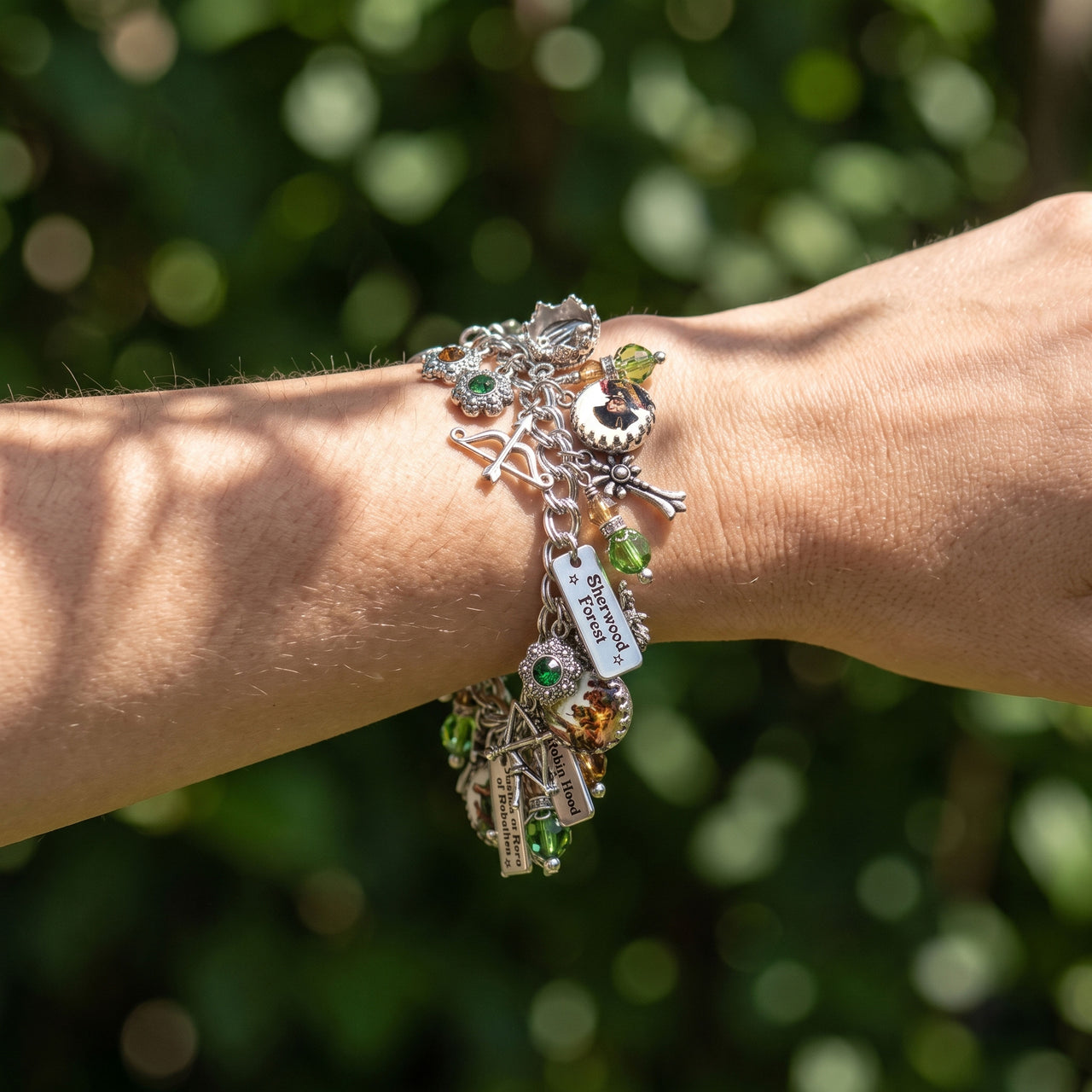 Robin Hood Charm Bracelet – Medieval Legend Jewelry