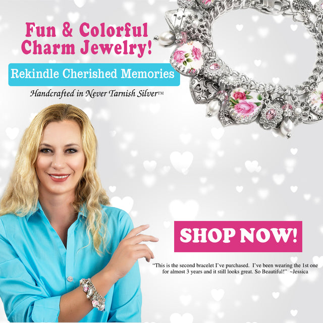 Colorful & Fun Charm Bracelets & Personalized Jewelry Made in the USA
