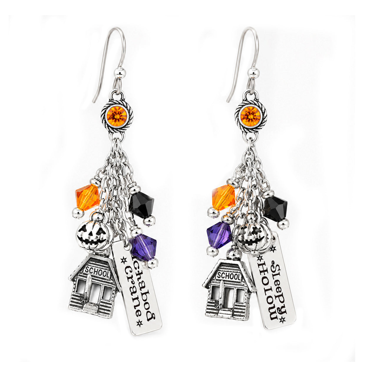 Sleepy Hollow Charm Earrings - Headless Horseman