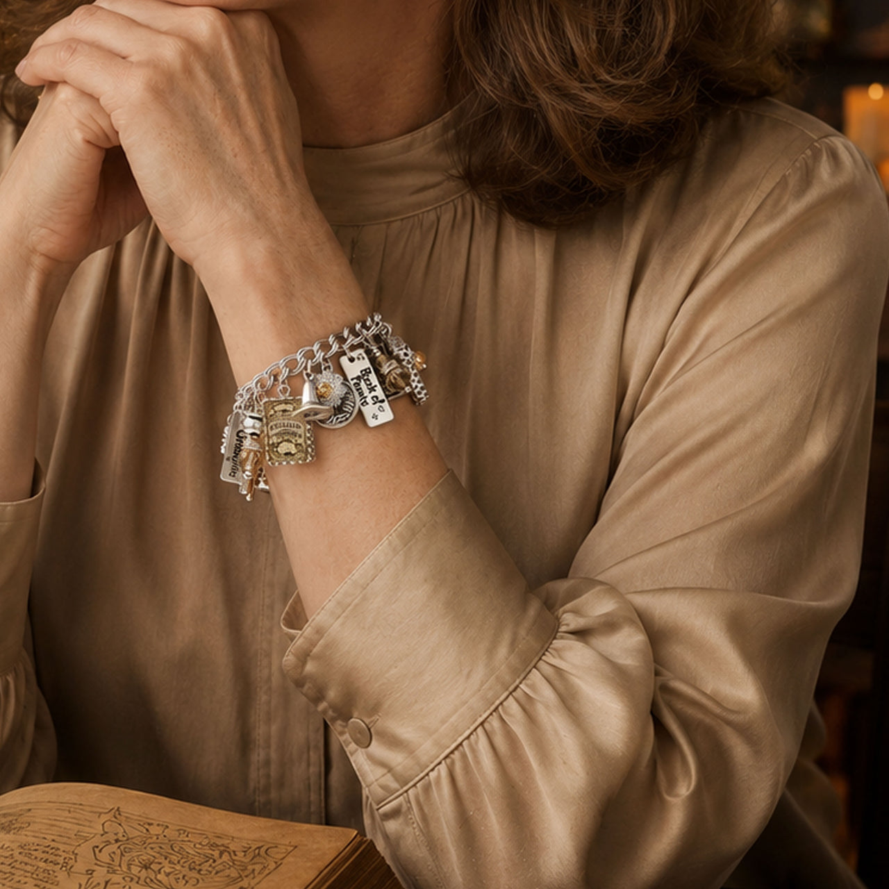 Spellbook Charm Bracelet – Witch Jewelry