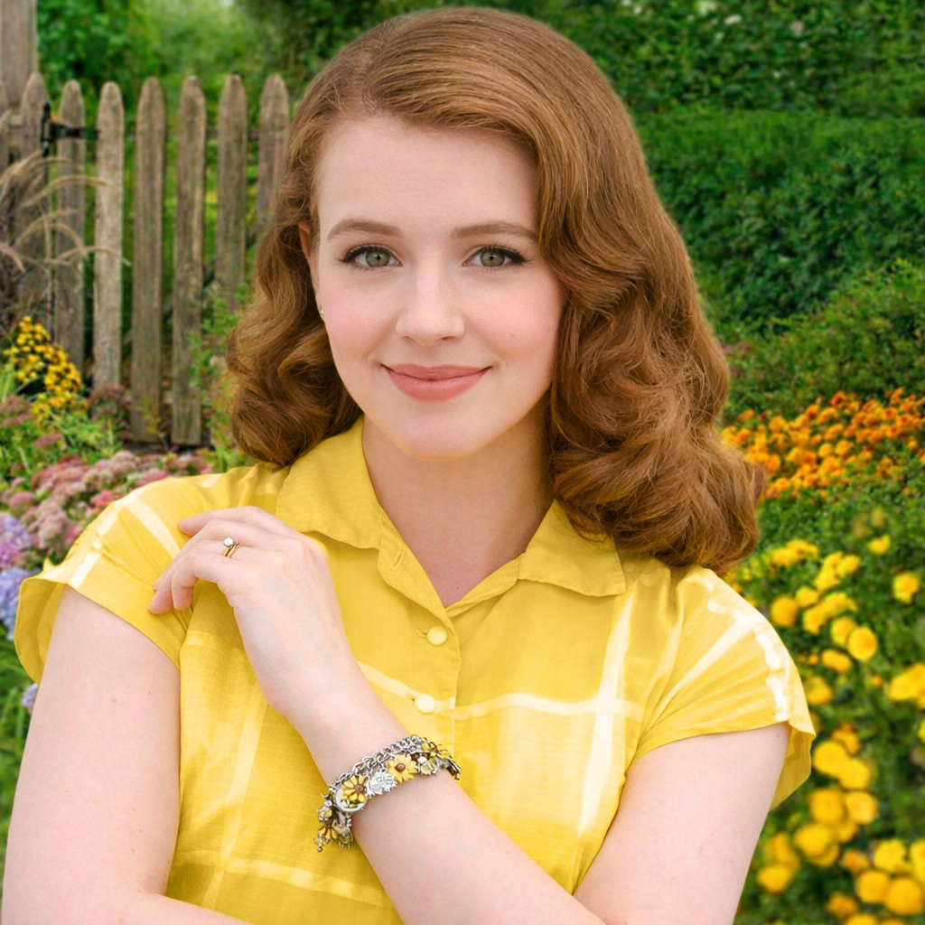 Sunflower Charm Bracelet – Inspirational Jewelry with Crystals & Engraved Quotes