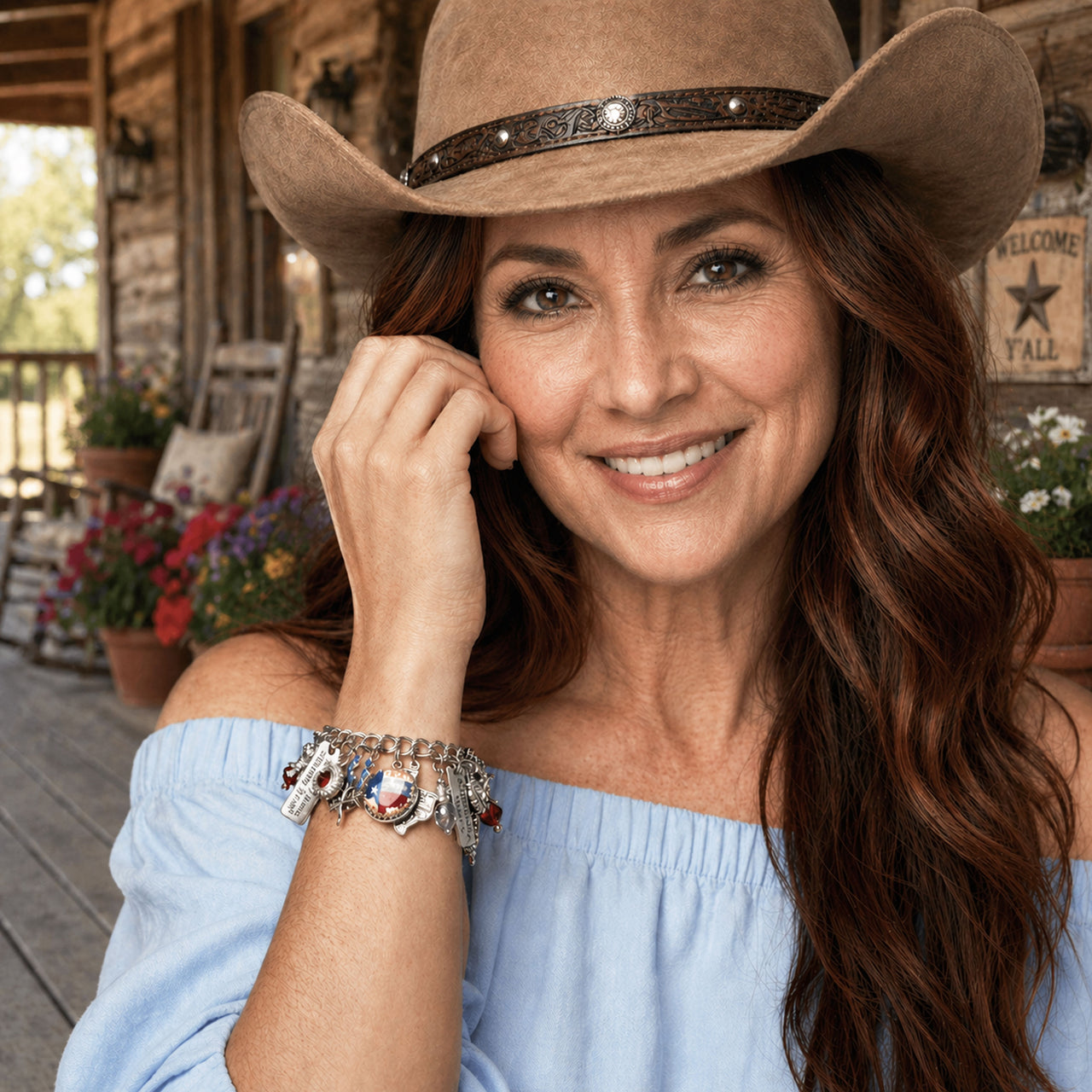 Texas Charm Bracelet – Lone Star State Pride Jewelry