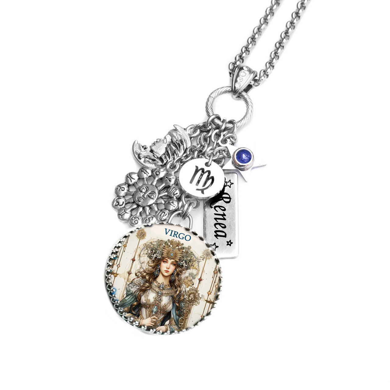 virgo horoscope pendant