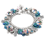 colorful peacock bracelet