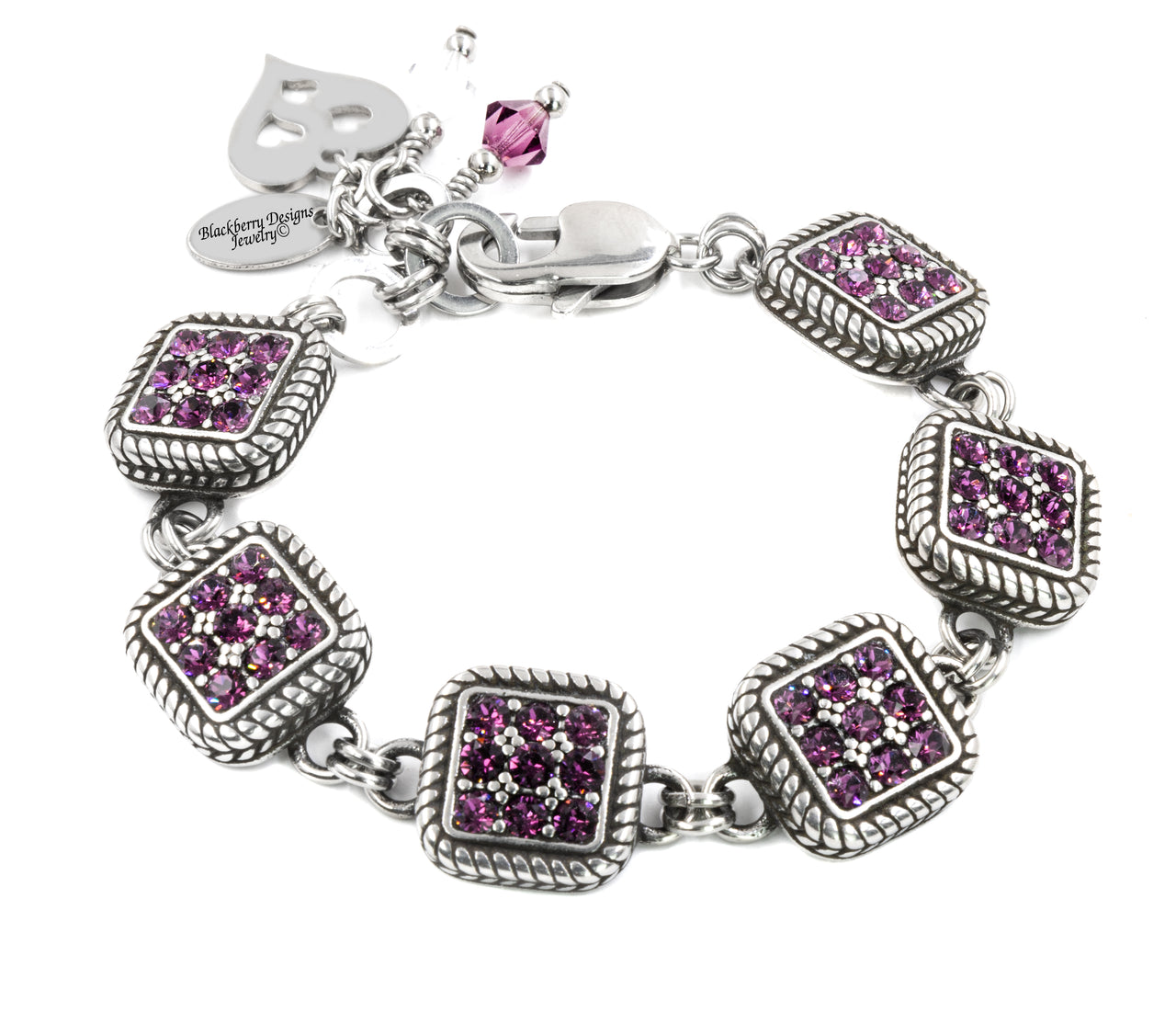 amethyst crystal bracelet