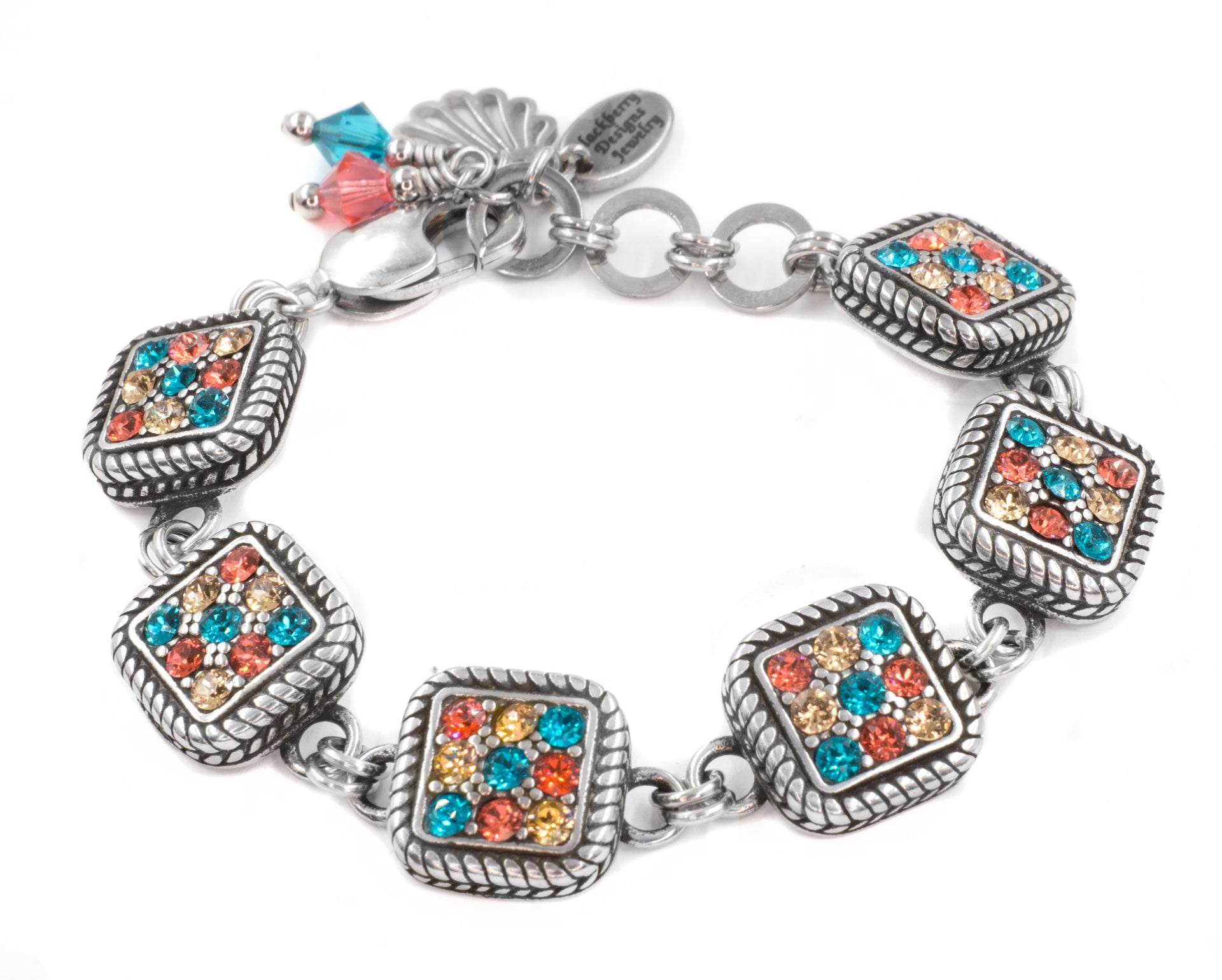 swarovski crystal beach bracelet