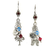england charm earrings