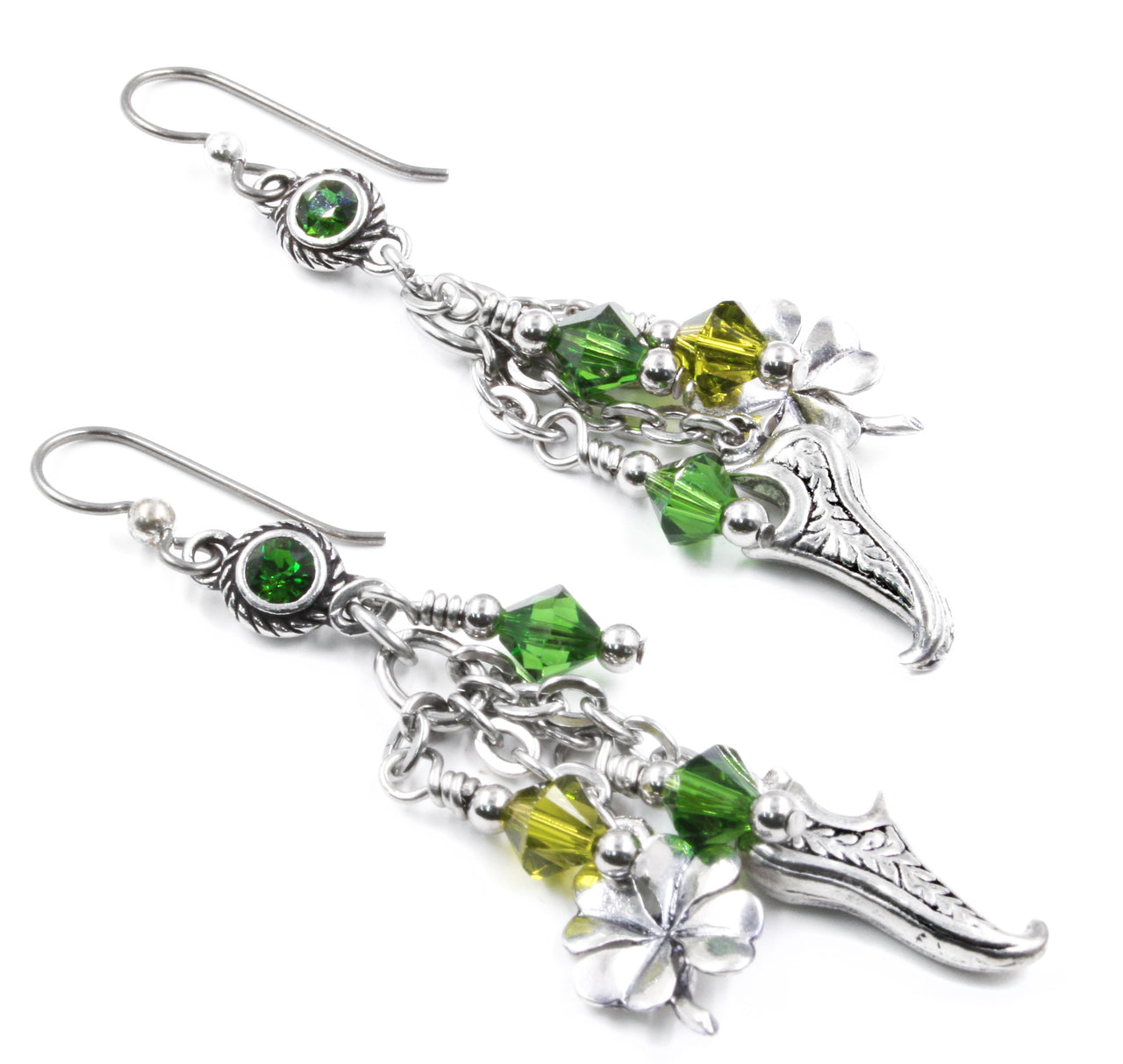 leprechaun earrings, st. patricks day jewelry