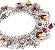 Heart Bracelet, Valentine Jewelry, Heart Jewelry, Romantic Bracelet, Love Bracelet. Valentines Bracelet